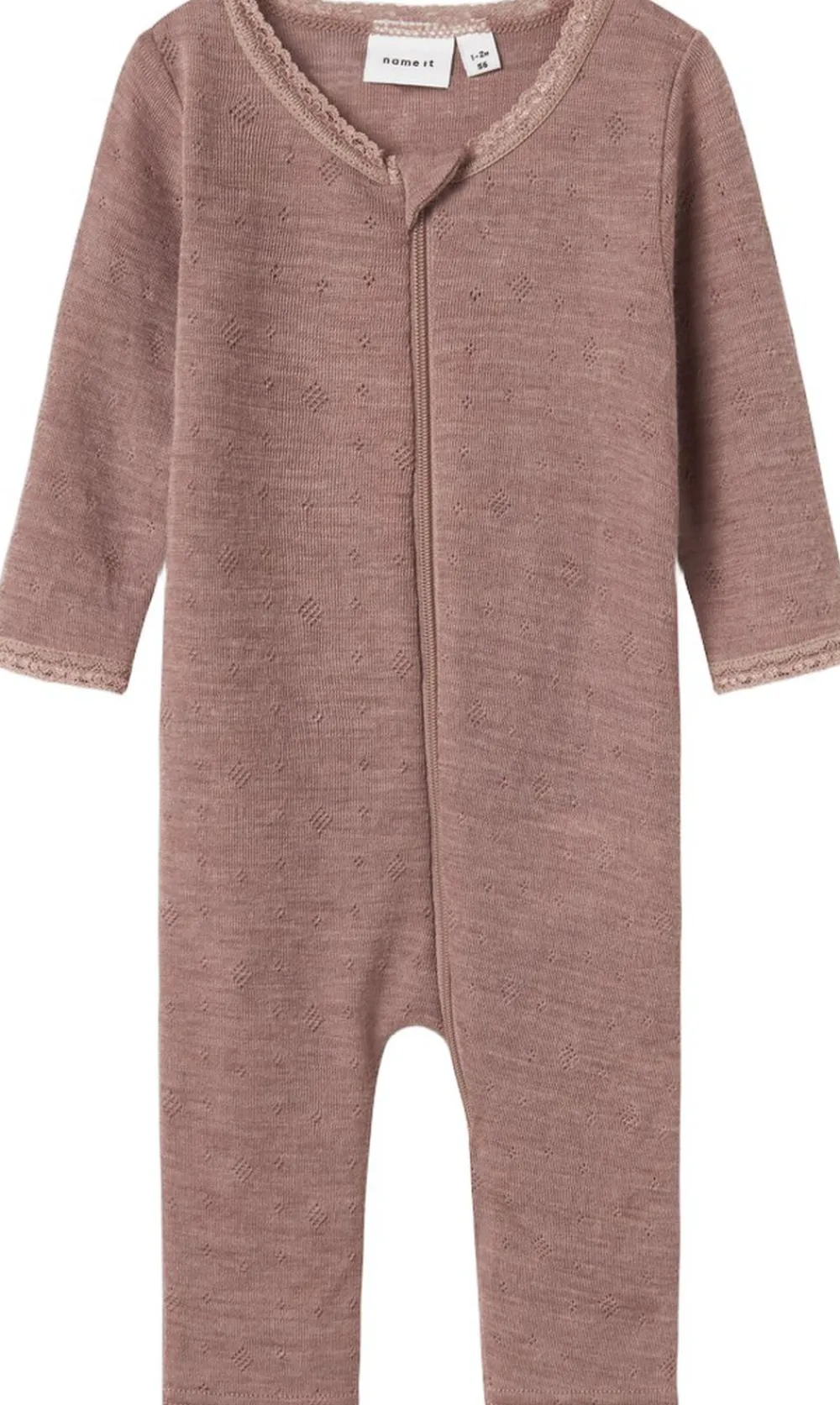 NBFWANG WOOL NEEDLE NIGHTSUIT SOLID>Name It Clearance