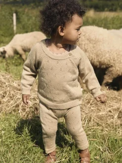 Børn Lil' Atelier NBNNALIO WOOL LS WRAP KNIT LIL