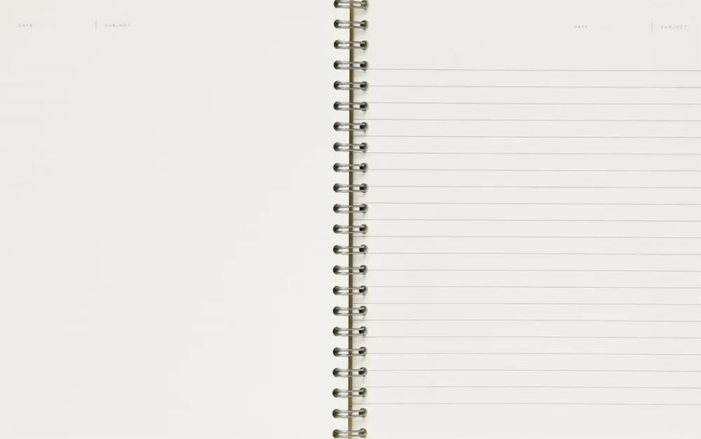 Notem NELA notebook - Medium, Orange check