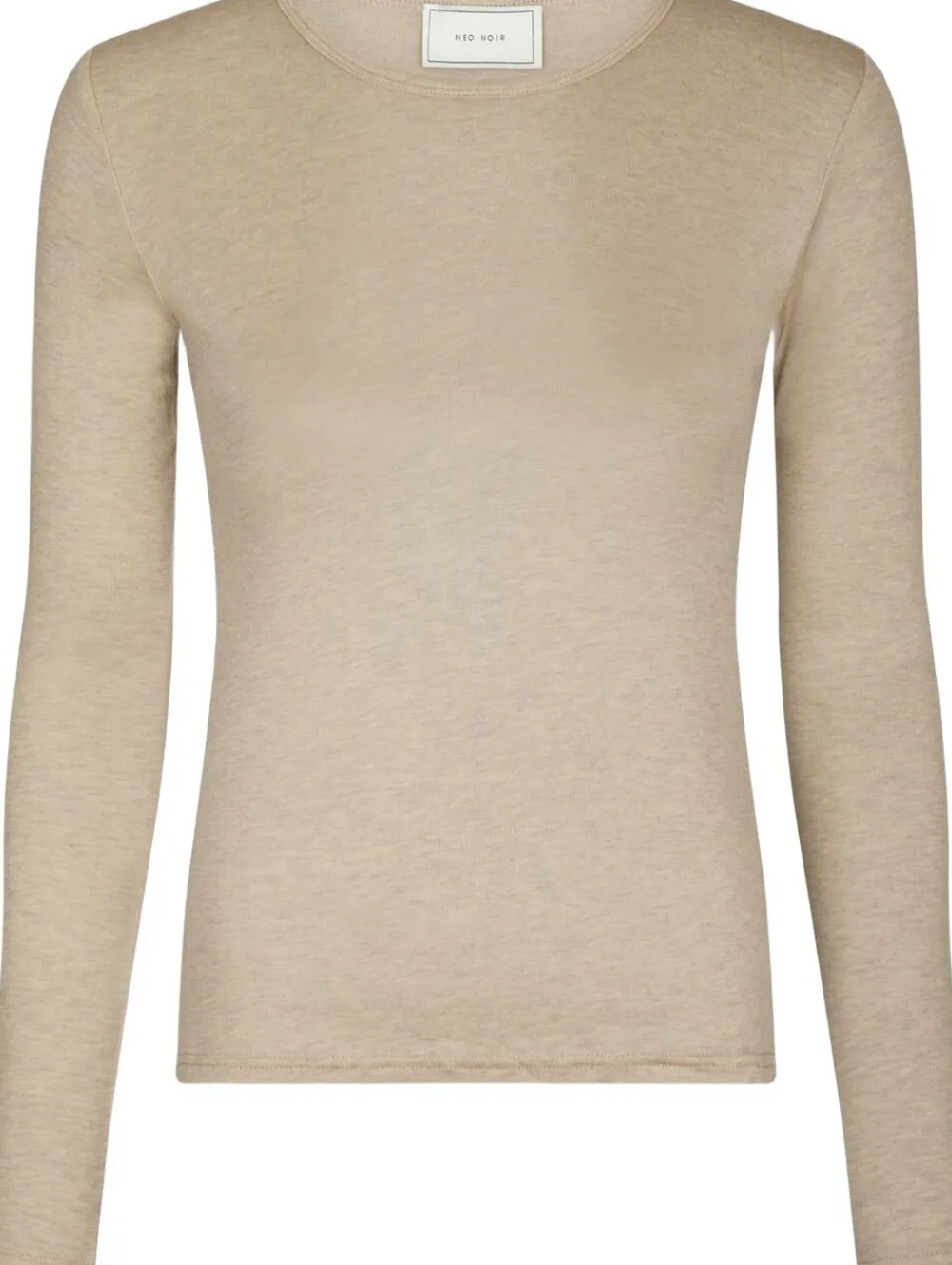Neo Noir Nella Fine Rib Blouse Beige melange Best