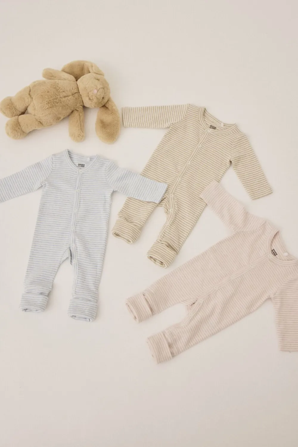 Magasin du Nord Collection Newborn bodysuit GOTS Rose stripe