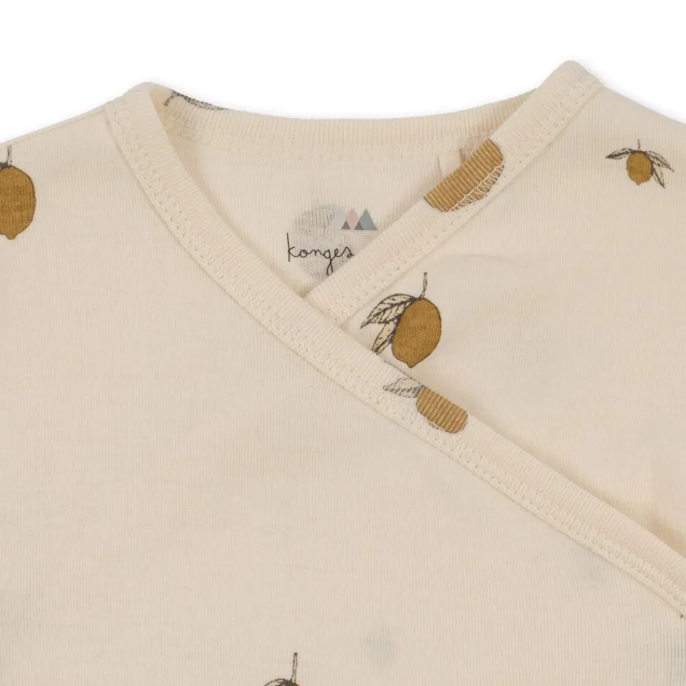 Konges Sløjd NEWBORN ONESIE GOTS Lemon Online