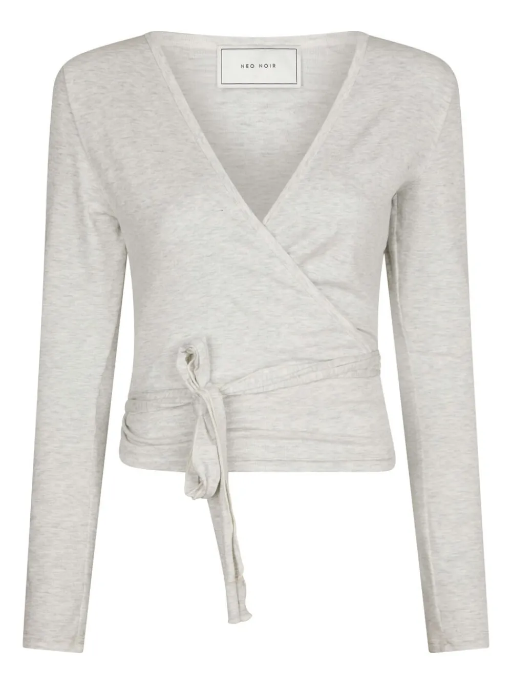Nia Jersey Wrap Blouse>Neo Noir Best