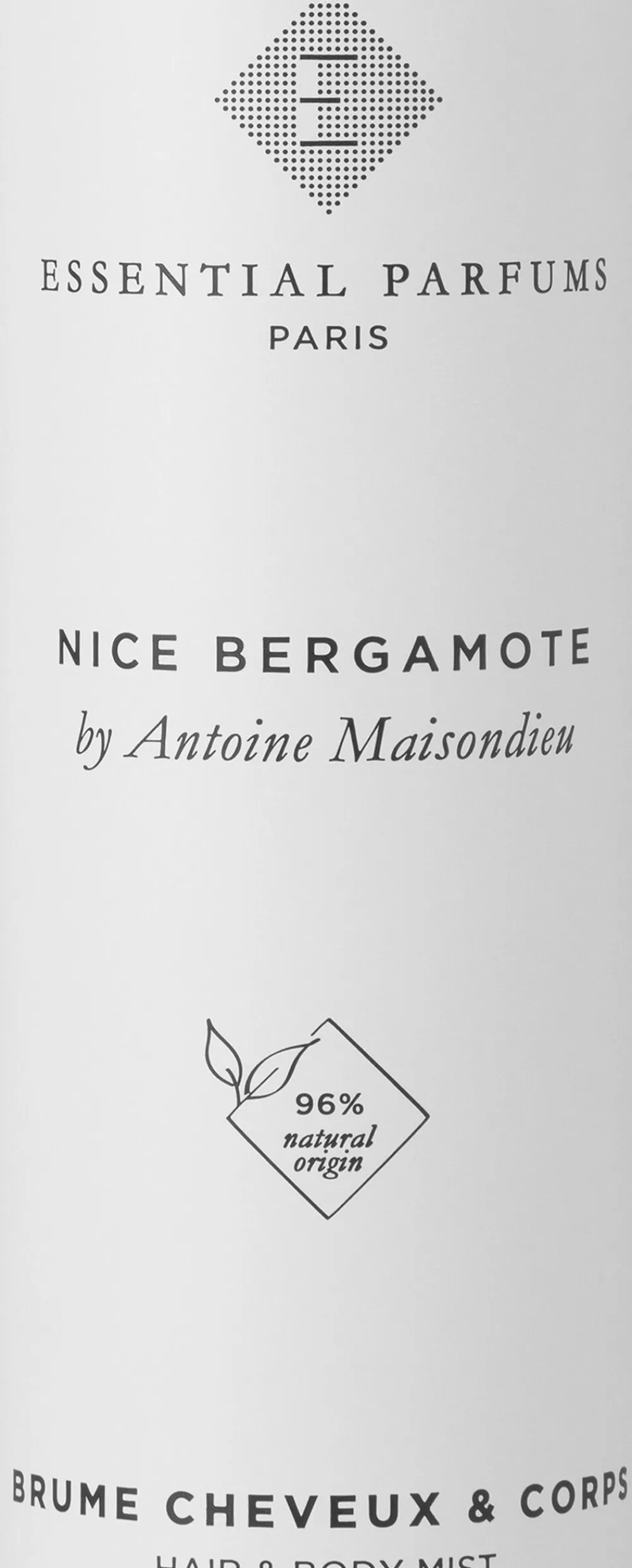 Essential Parfums NICE BERGAMOTE BY ANTOINE MAISONDIEU - HAIR & BODY MIST 100ML (ONLINE