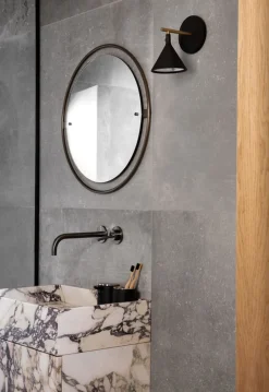 Audo Copenhagen Nimbus, Mirror Ø60, Bronzed Brass