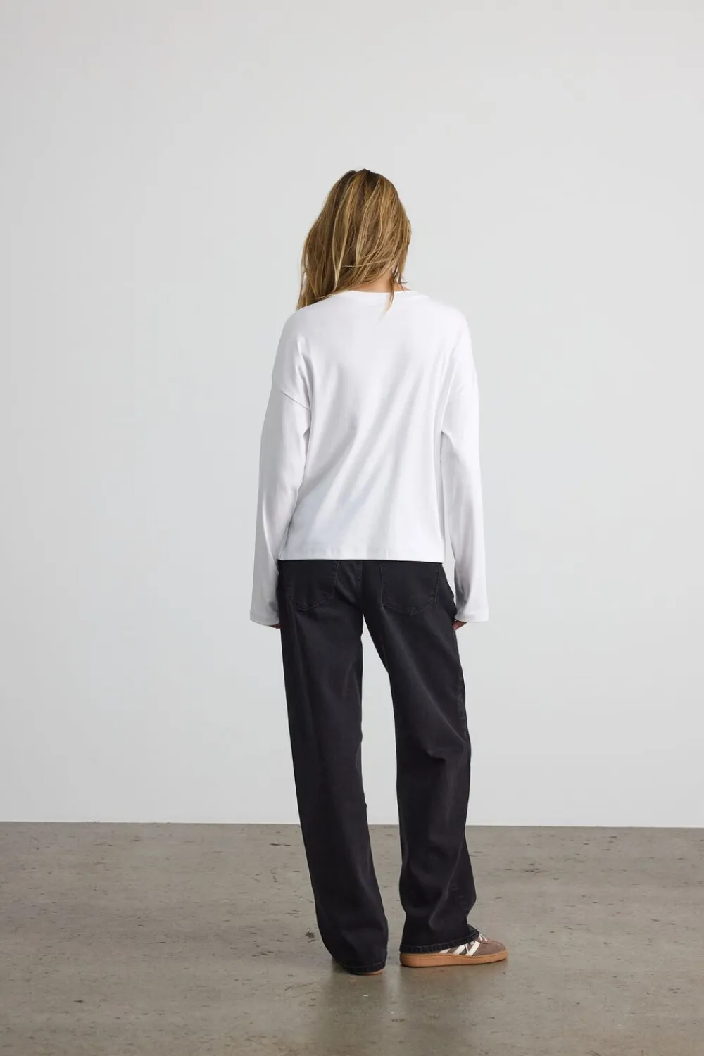 NMMOCCA L/S REGULAR FIT TOP JRS FWD>Noisy may Online