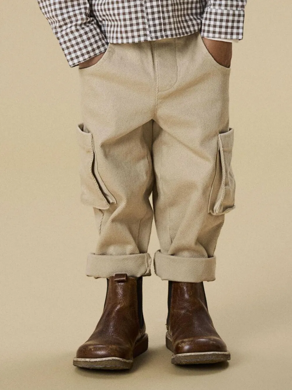 Børn Lil' Atelier NMMTARU LOOSE TWILL PANT 1177-DJ LI