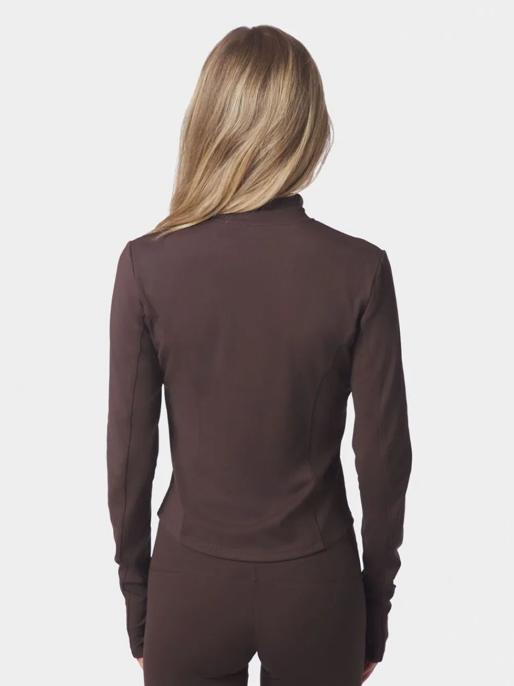 Nolana Zip Blouse>Neo Noir