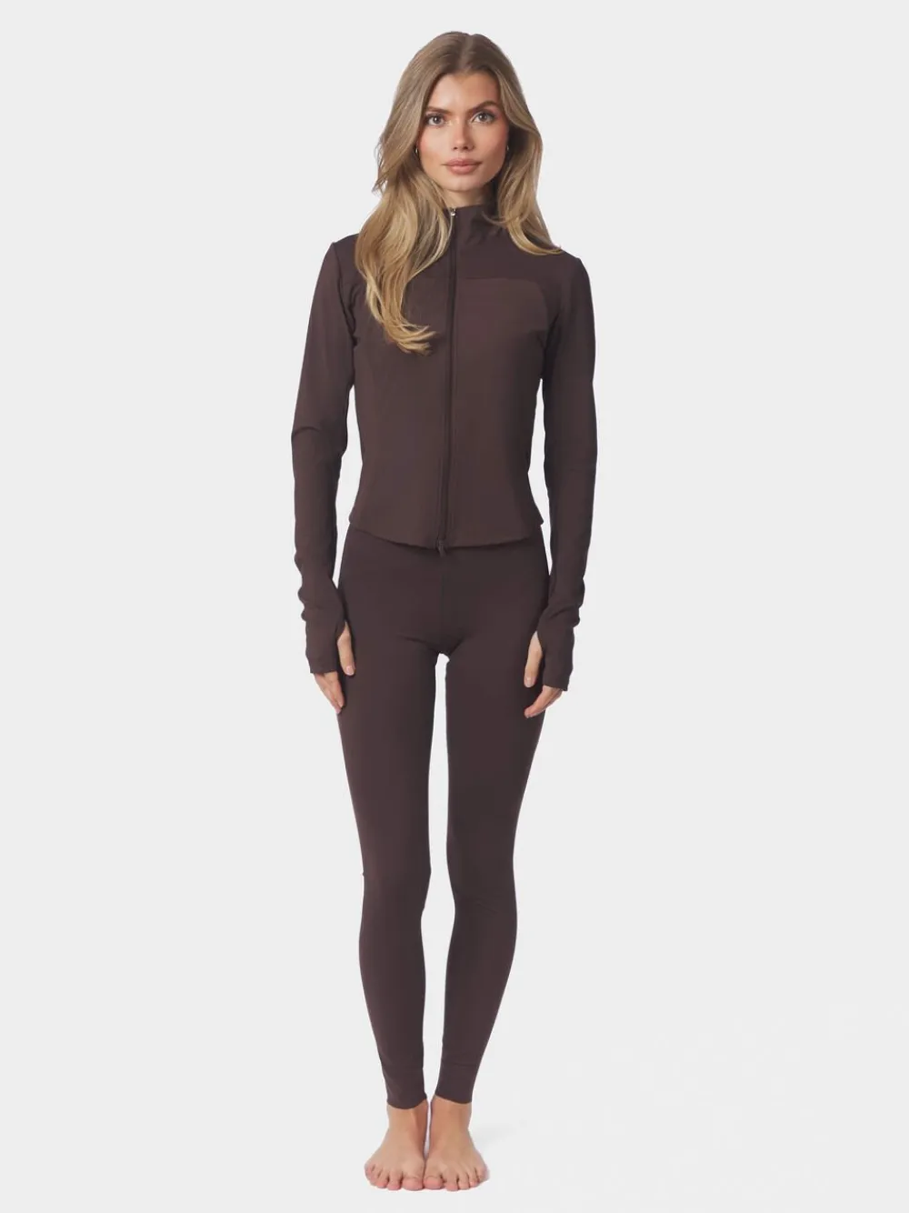 Nolana Zip Blouse>Neo Noir
