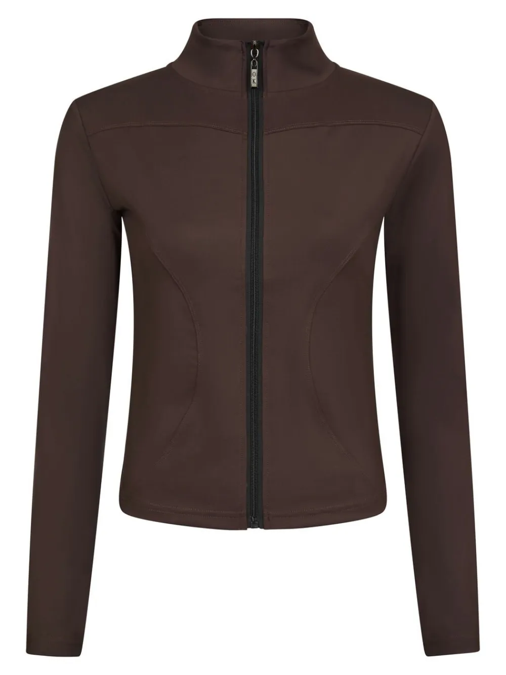Nolana Zip Blouse>Neo Noir