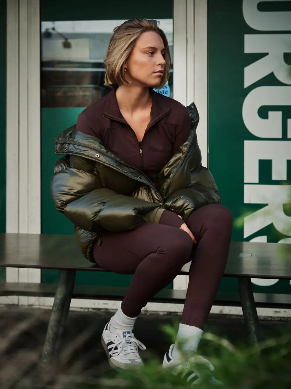 Nolana Zip Blouse>Neo Noir