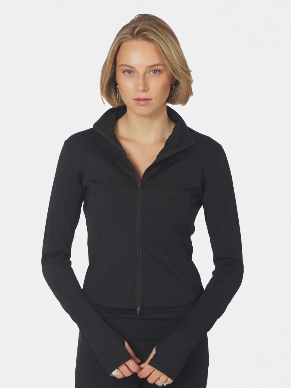 Neo Noir Nolana Zip Blouse Black Outlet