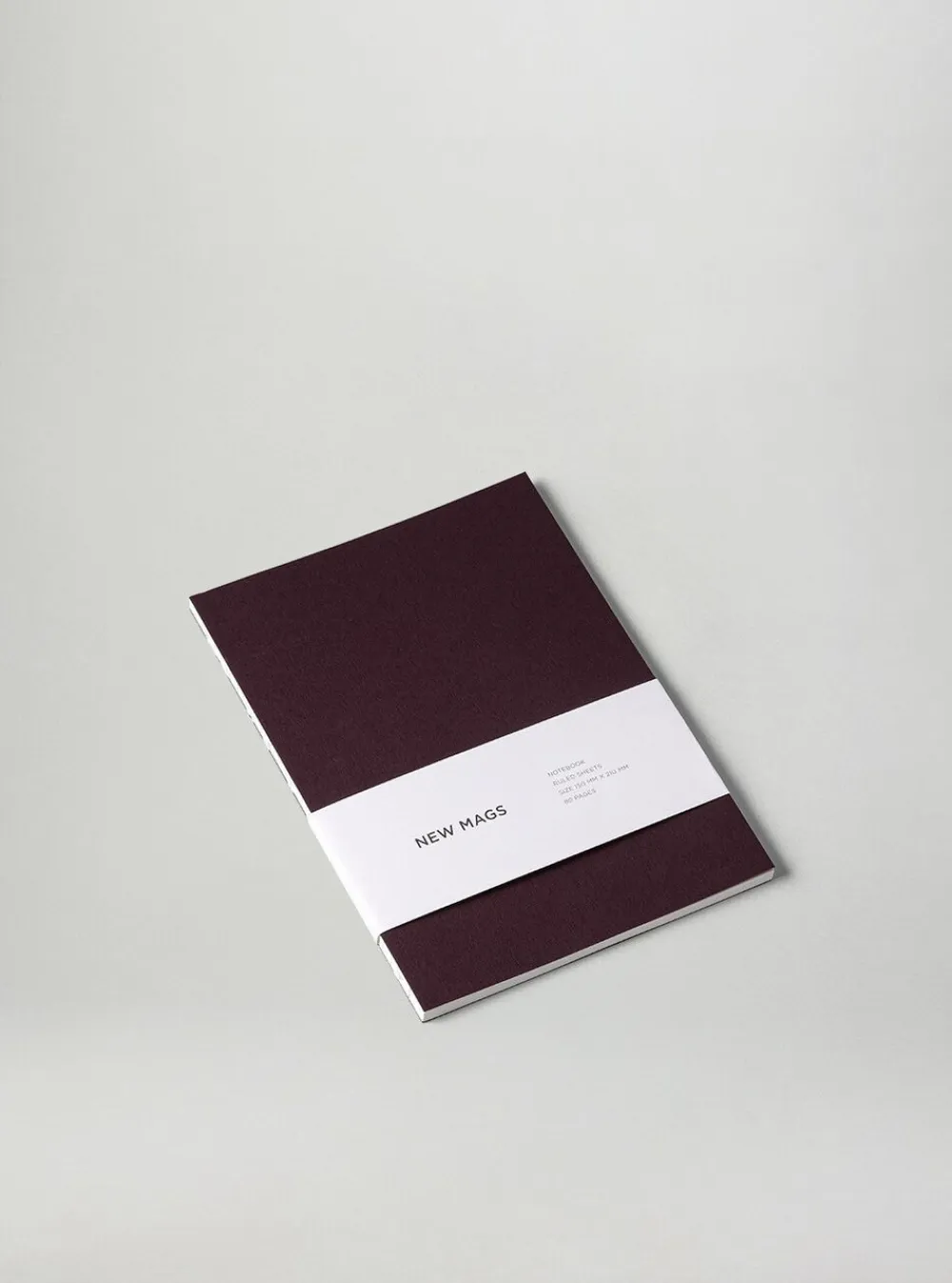 Notebook Port Wine - Softcover/Ruled>New Mags Sale