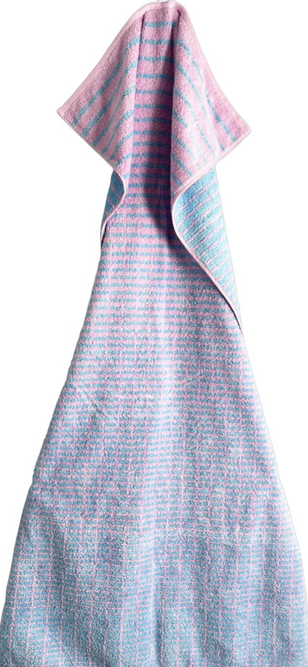 Nuance Håndklæde 70x140 cm lys blå/rosa>Juna