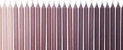 Ferm Living Ombre Candles - Set of 24 - Dark Grape Best