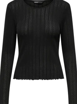 ONLY ONLCARLOTTA L/S TOP NOOS JRS Sort Online