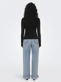 ONLY ONLCARLOTTA L/S TOP NOOS JRS Sort Online
