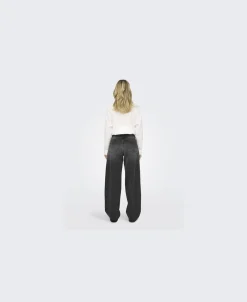 ONLY ONLGIANNA MW STRAIGHT DOT980 DNM Washed black Online
