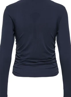 Dame ONLY ONLMIRA LIFE L/S RUCHING TOP JRS NO