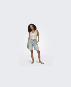 Dame ONLY ONLRUTH MW LOOSE LONG DNM SHORTS DO