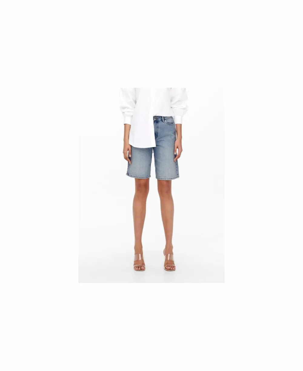 Dame ONLY ONLSONNY HW WIDE DNM SHORTS NOOS
