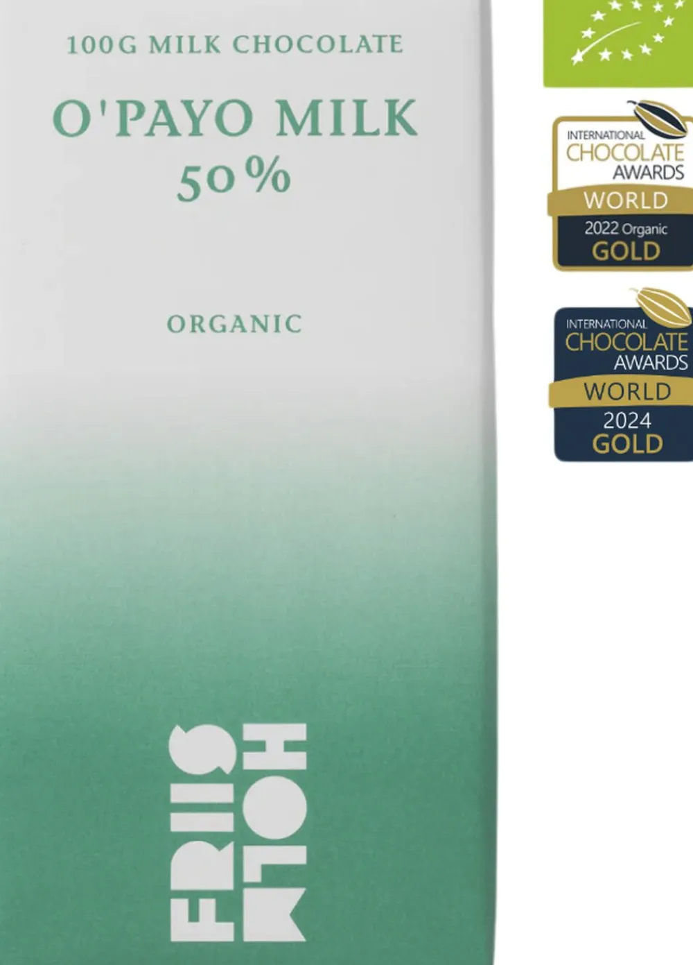 Friis-Holm O'Payo Milk 50 %, Nicaragua, Organic