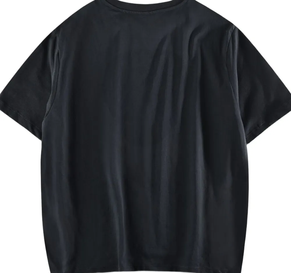 7 Days Active Organic Basic Tee 001 black Discount