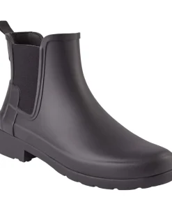 Hunter Orig Refined Chelsea Black Discount