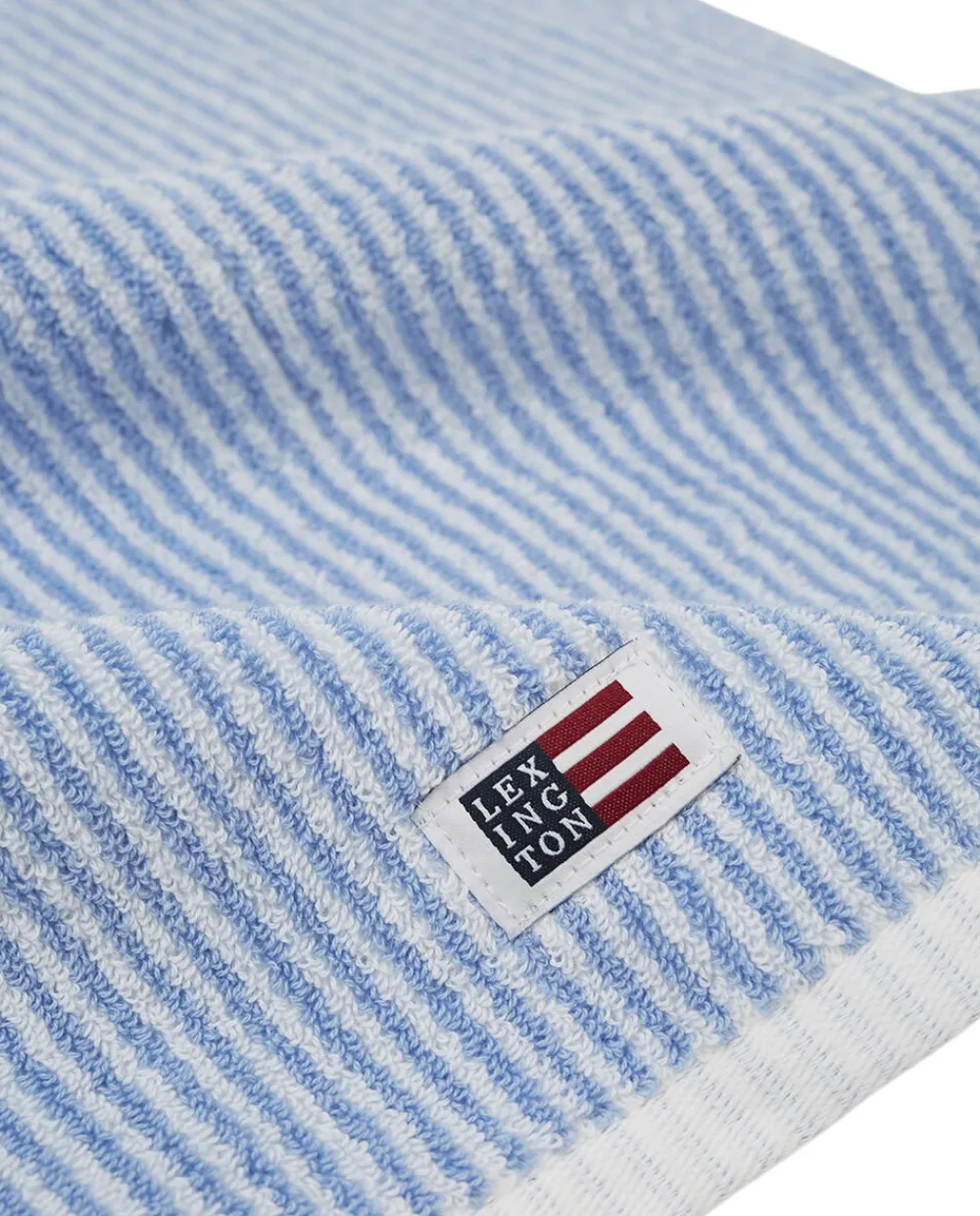 Lexington Original Towel White/blue striped Hot