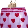 Vondels Ornament glas lyserøde boxershorts H7,5cm