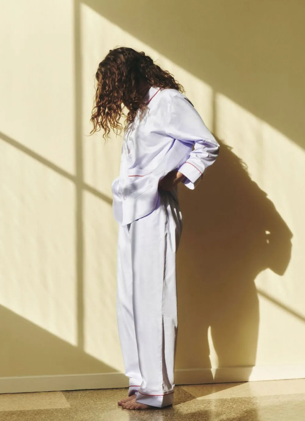 Outline Pyjama L/S Shirt-S/M-Lavend>Hay Discount