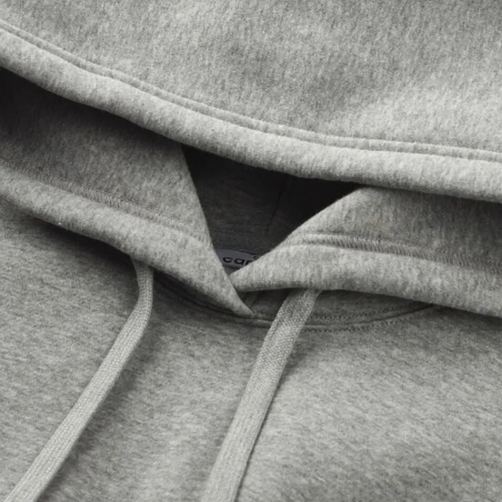 Carite Oversized Crop hættetrøje Grå Sale