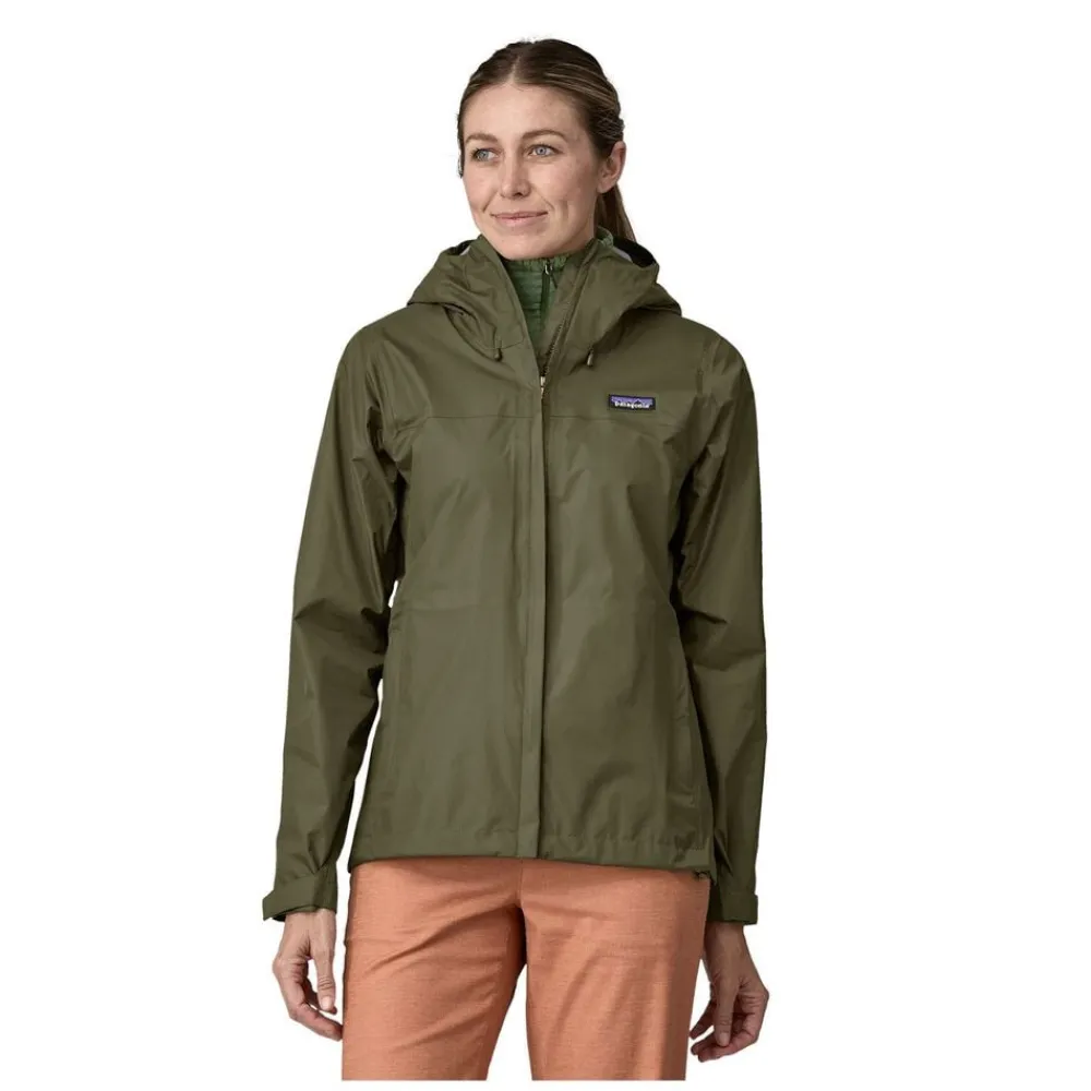 Patagonia Torrentshell regnjakke, dame Grøn Online