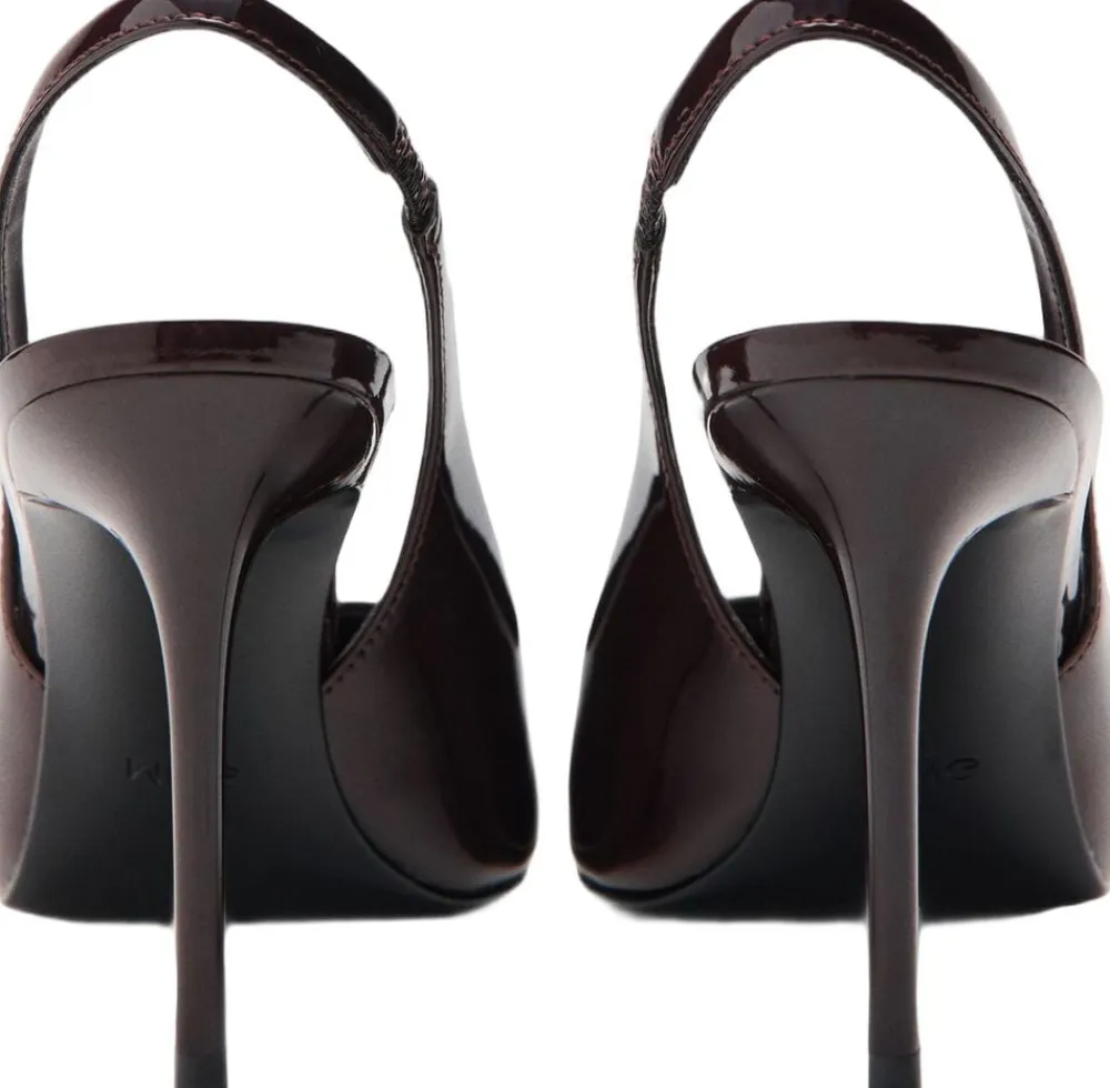 Patent leather heel shoes>MANGO Outlet