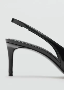 Patent leather high-heeled shoes wi>MANGO Online