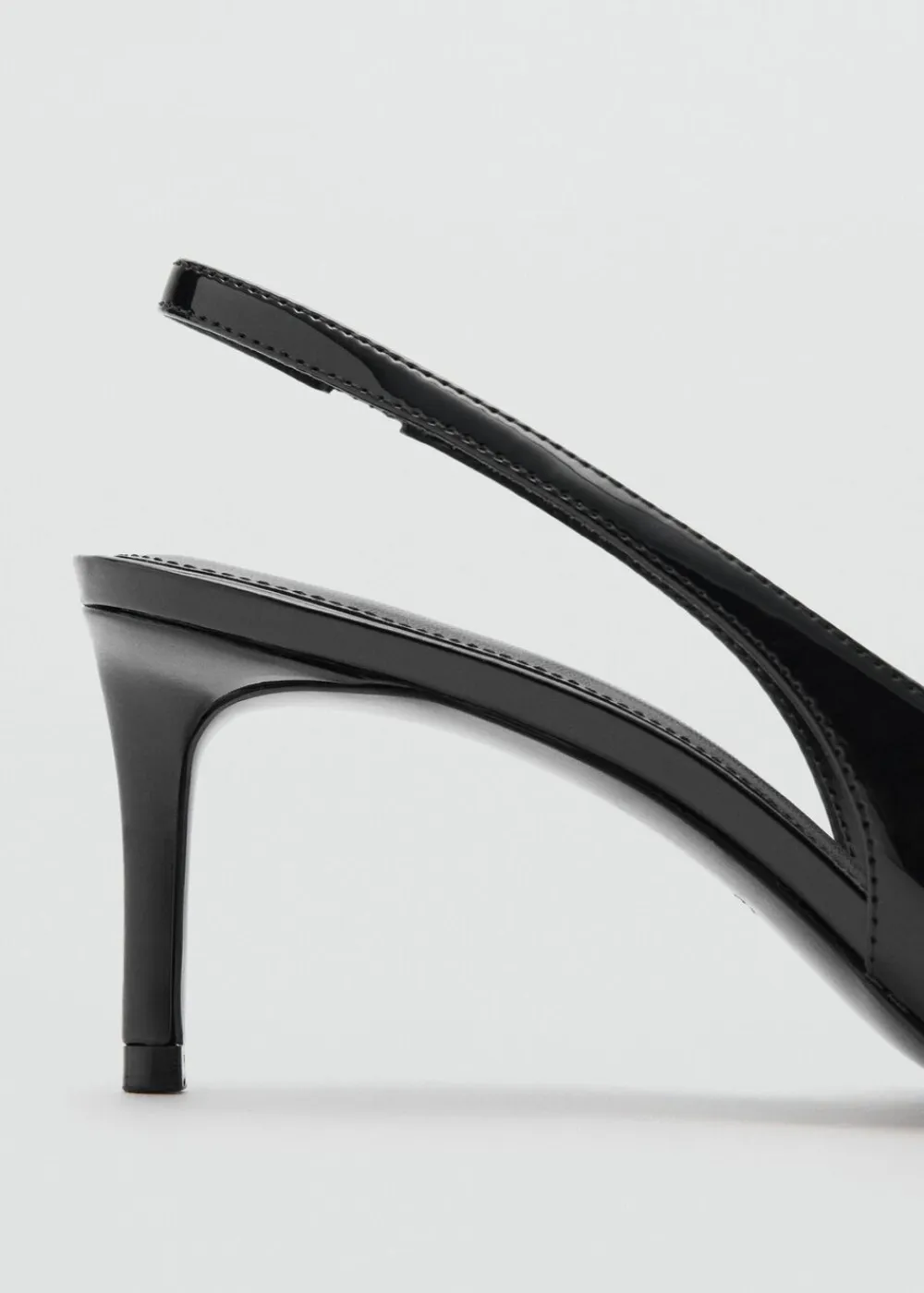Patent leather high-heeled shoes wi>MANGO Online