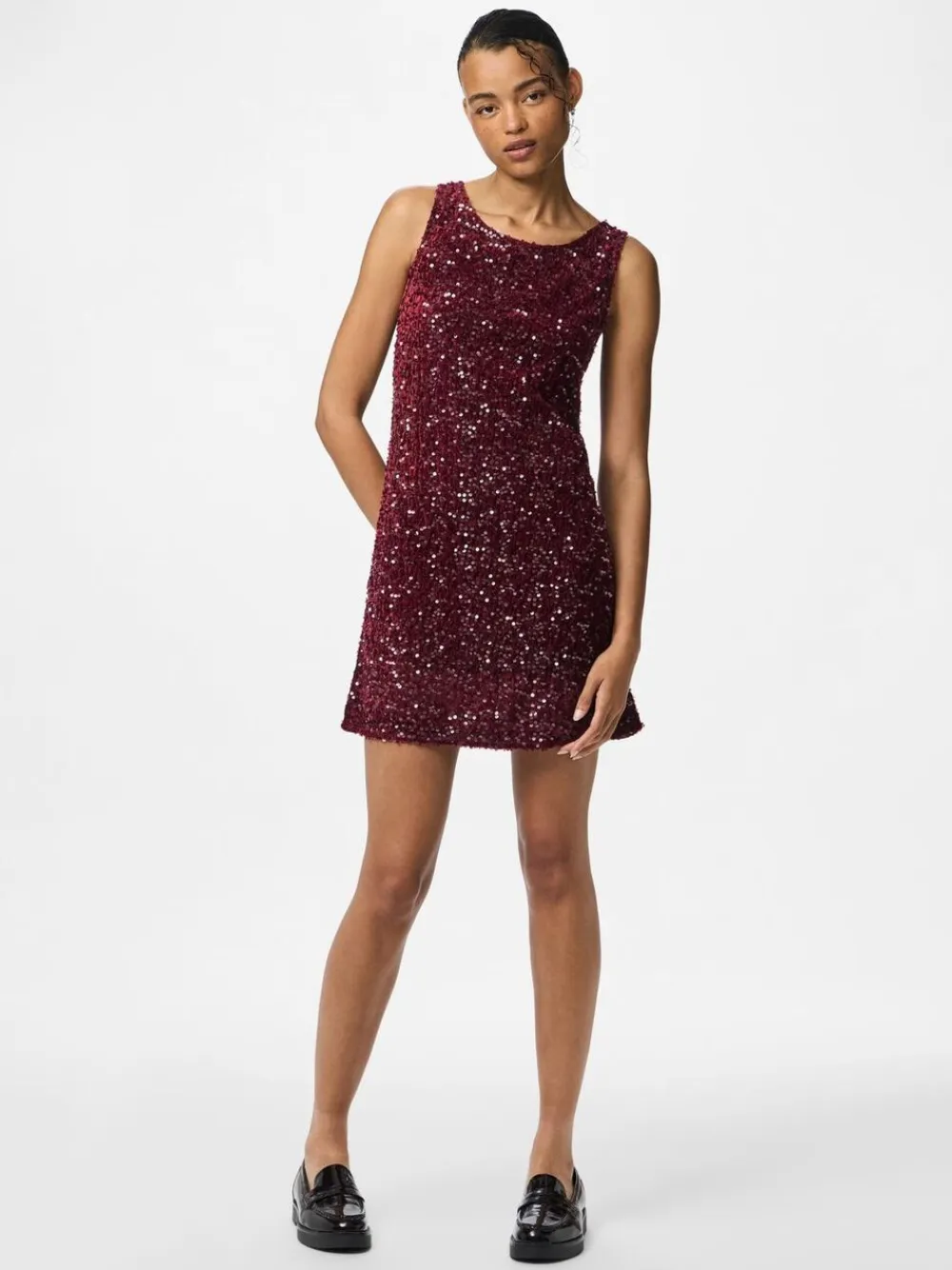 PCKAM SL TANK REV. MINI DRESS JRS B>Pieces Best