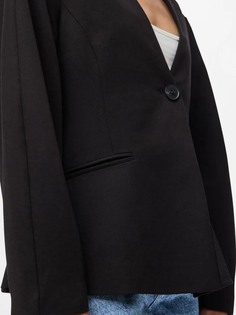 PCKAMIL LS FITTED BLAZER NOOS BC>Pieces Discount