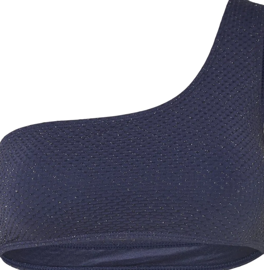 Dame Pieces PCLEANA BIKINI DRAPE TOP LUREX