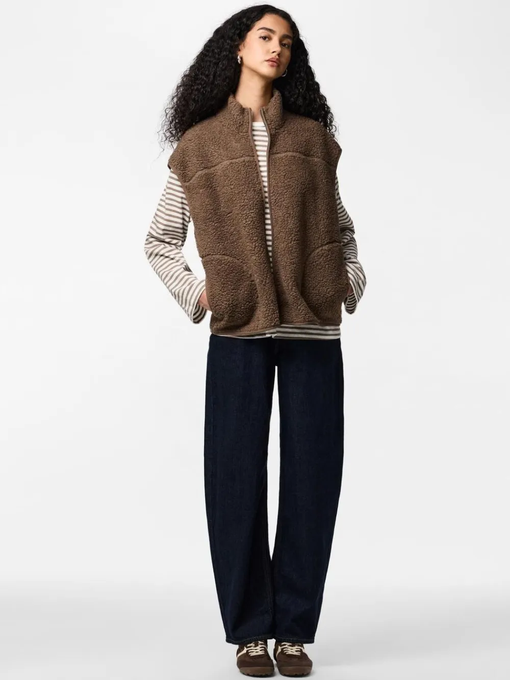 Dame Pieces PCSADIA TEDDY VEST NOOS BC