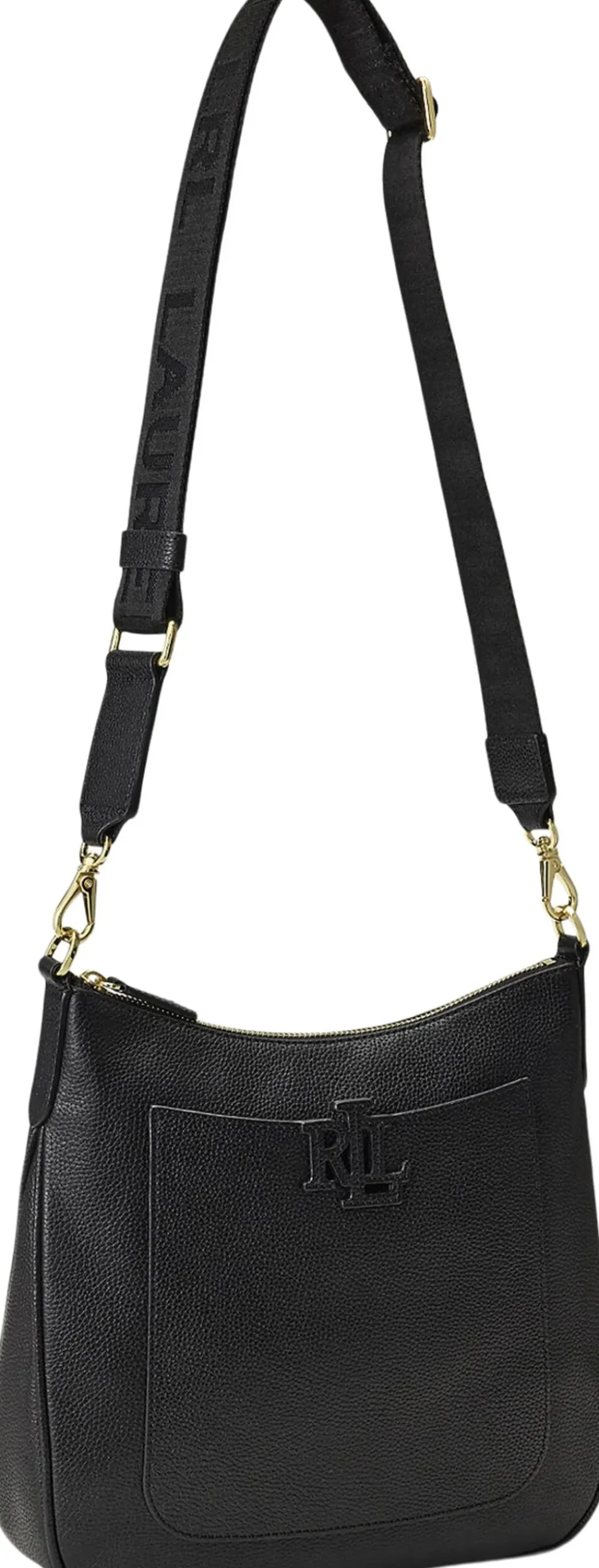 Pebbled Leather Large Cameryn Crossbody>Lauren Ralph Lauren Online