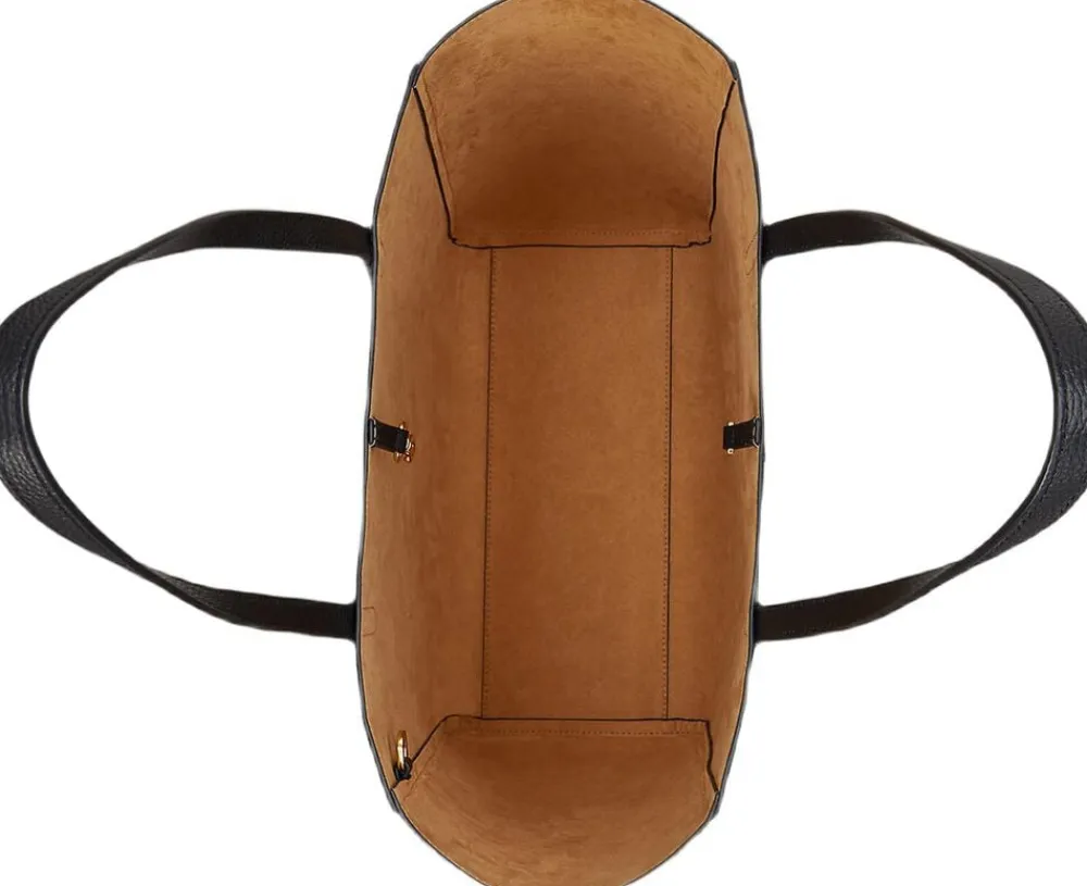 Pebbled Leather Large Cameryn Tote Bag>Lauren Ralph Lauren Sale