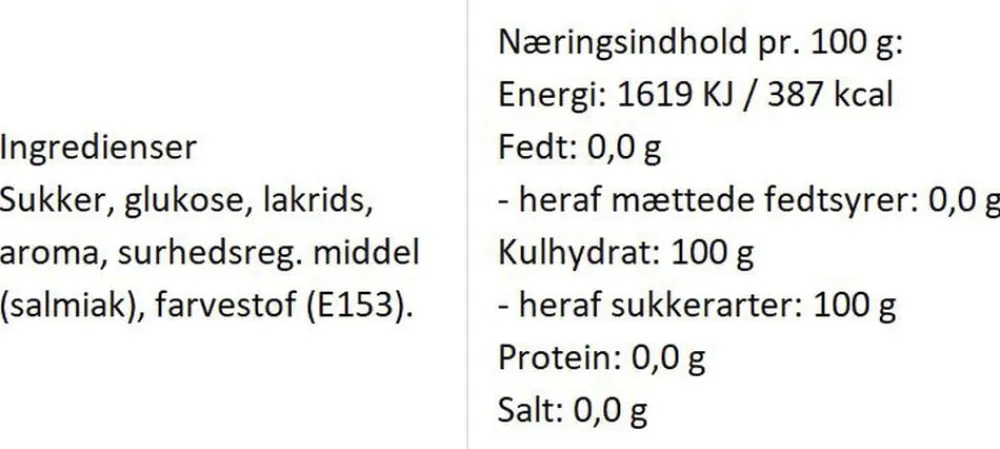 Almuegaarden Pebermuslinger bolcher med smag af peber & salmiak Hot