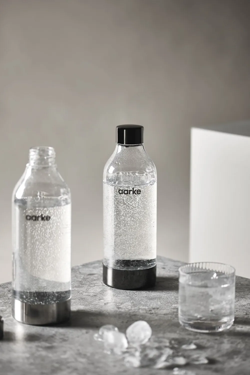 Aarke Kitchenware PET Polished Steel - Water Bottle Hot