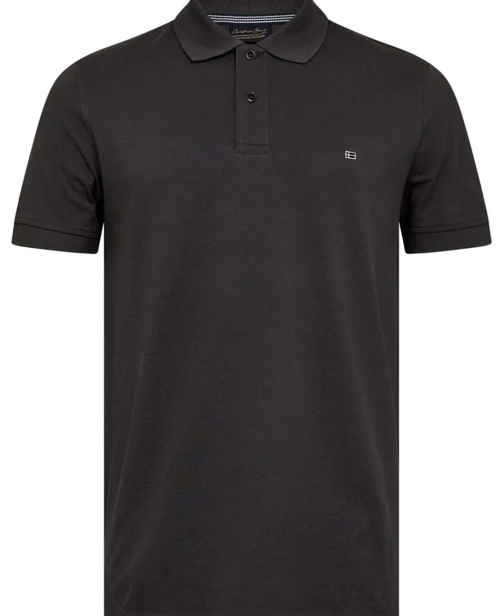 Christian Berg Pete Polo Anthracite Sale