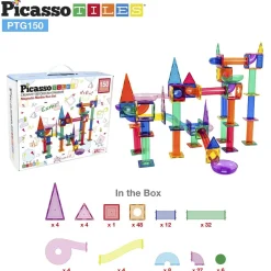 Børn Legetøj Picasso Tiles 150pc Marbl