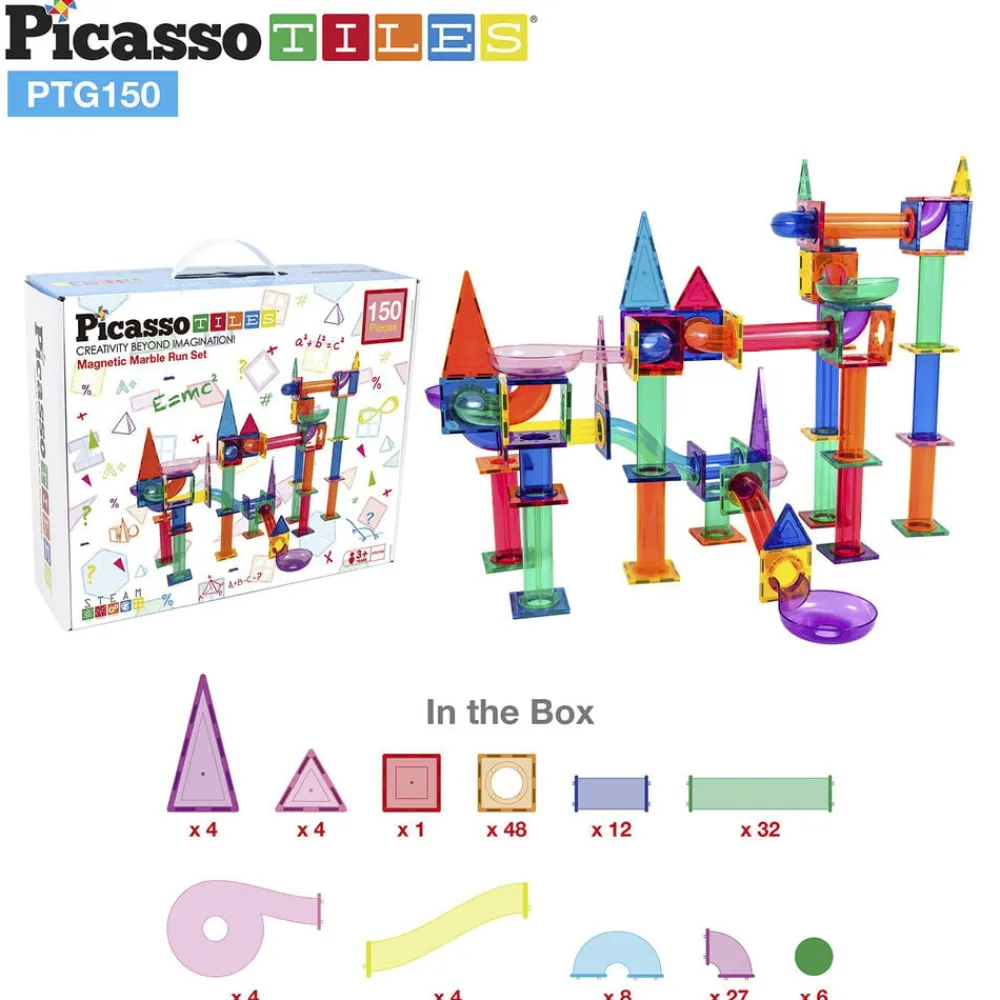 Børn Legetøj Picasso Tiles 150pc Marbl