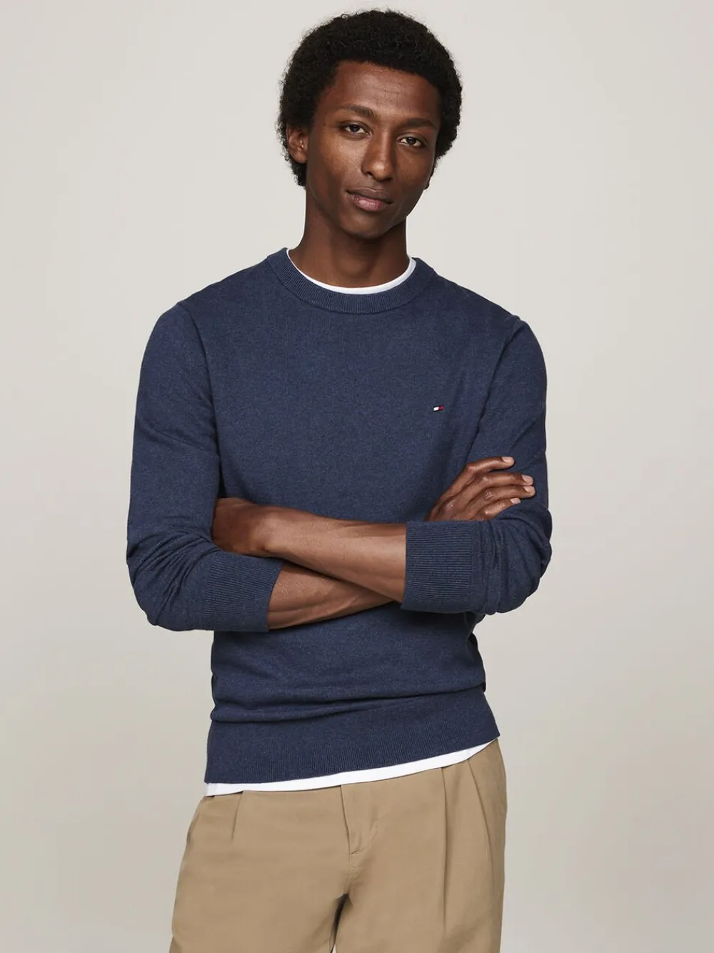 Tommy Hilfiger PIMA ORG CTN CASHMERE CREW NECK