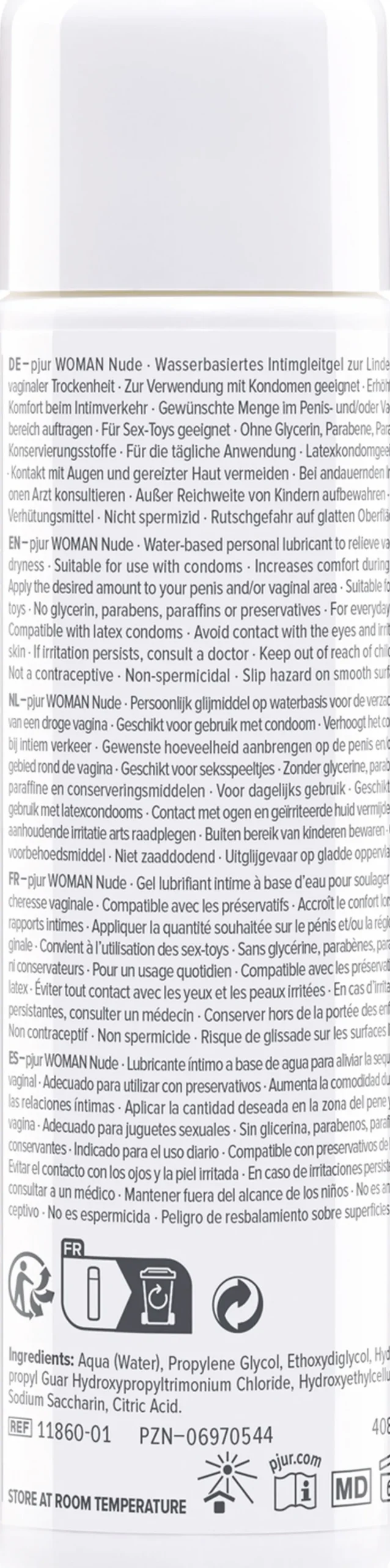 Woman Nude - Vandbaseret glidecreme 100 ml.>PJUR Best