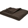 Magasin du Nord Collection Plaid mørkebrun 140x200cm Outlet
